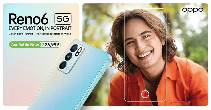 The OPPO Reno6 5G is now officially available in the Philippines, according to the company