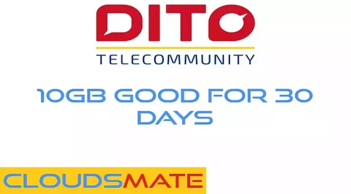 DITO 10GB Good For 30 days