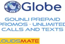 Globe GoUNLI Prepaid Promos - Unlimited Calls and Texts