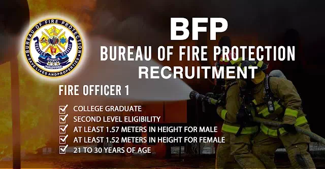 BFP is hiring Fire Officers for 2022 Quota - APPLY NOW!