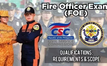 Career Service Fire Officer Exam (CS FOE - Civil Service Commission)
